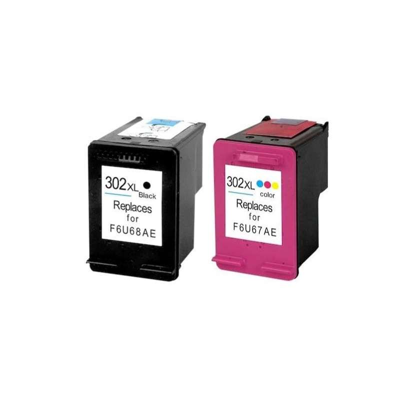 Cartucce Compatibili Rigenerate Hp Nero + Colore 302 XL - Anyprinter Shop