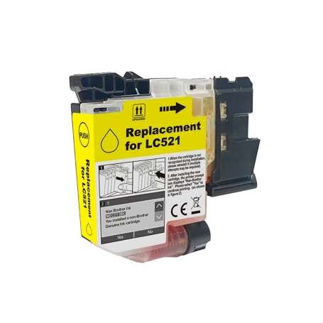 Cartuccia Compatibile Brother LC-521 Giallo